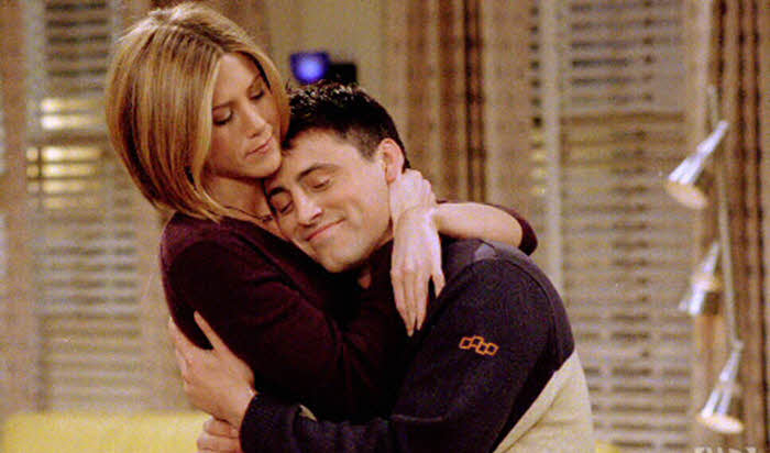 Joey Tribbiani and Rachel Green