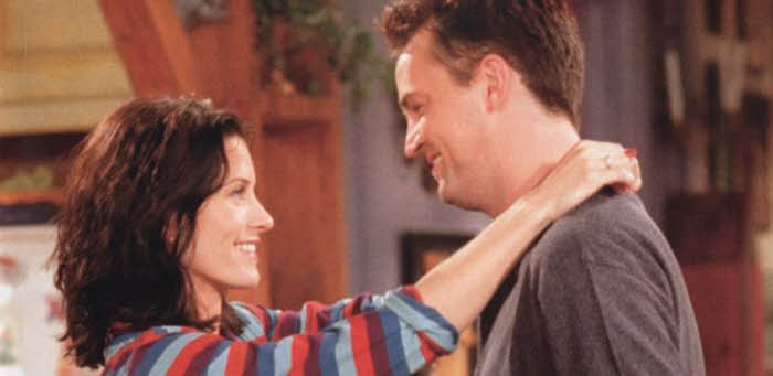 Matthew Perry and Courteney Cox