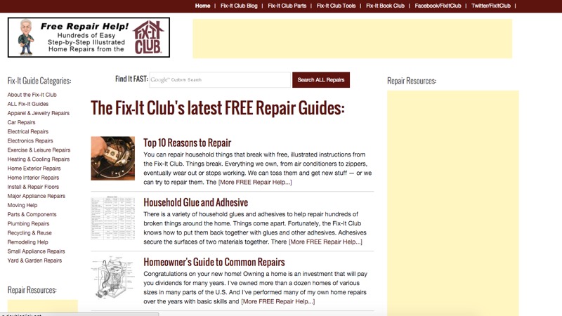 AwesomeWebsites_FixItClub